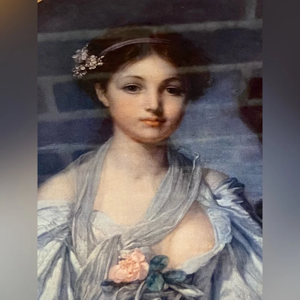 Gilt Framed‎ Print – “The Broken Vessel” After Jean-Baptiste Greuze, Classic Art